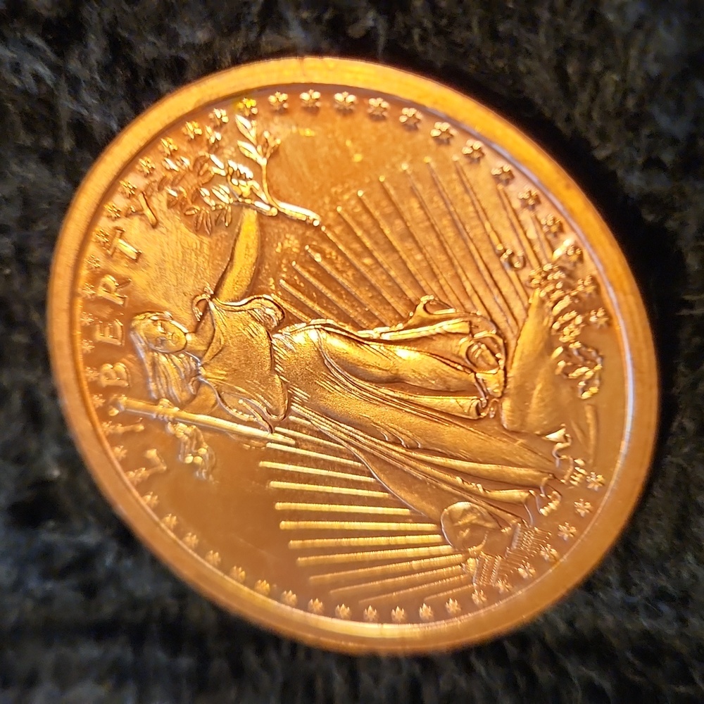 US Saint Gaudens copper coin